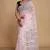 Women's cotton silk dhakai softs flower tree jamdani sarees (pink) without blouse